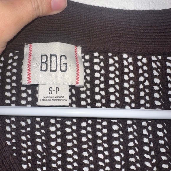 Urban Outfitters BDG Unisex Beach Cardigan NWOT in Brown - Picture 7 of 9